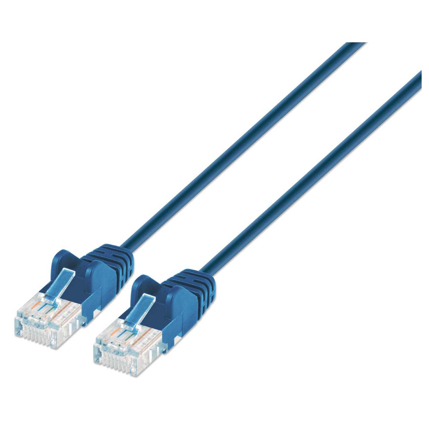 Cat6 U/UTP Slim Network Patch Cable, 25 ft., Blue, 5-Pack Image 5