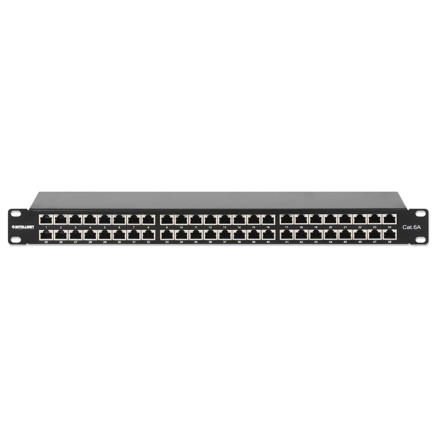 Cat6a 10G Shielded 48-Port Patch Panel, 1U Image 3