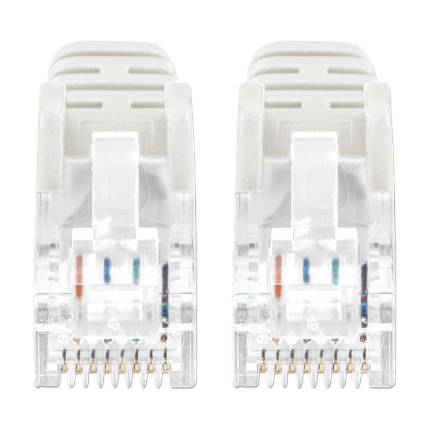 Cat6a U/UTP Slim Network Patch Cable, 0.5 ft., White Image 3