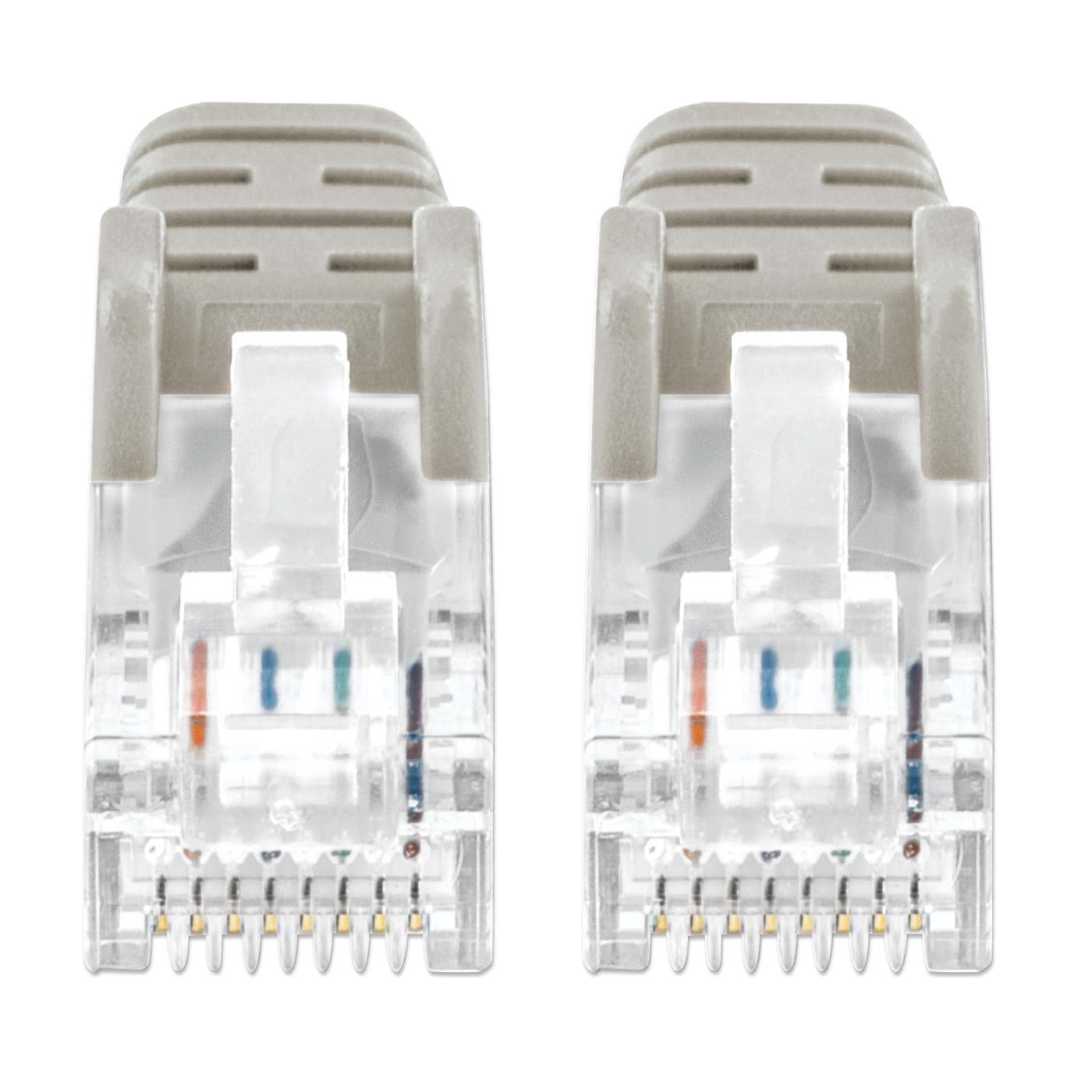 Cat6a U/UTP Slim Network Patch Cable, 1 ft., Gray Image 3