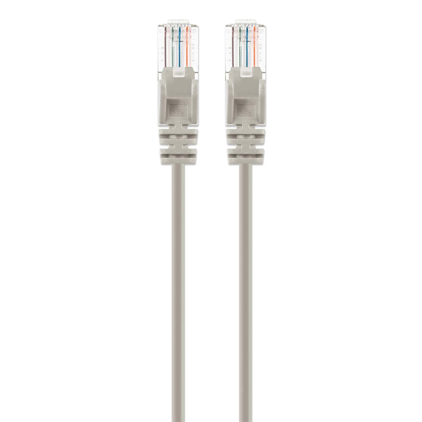 Cat6a U/UTP Slim Network Patch Cable, 1 ft., Gray Image 4