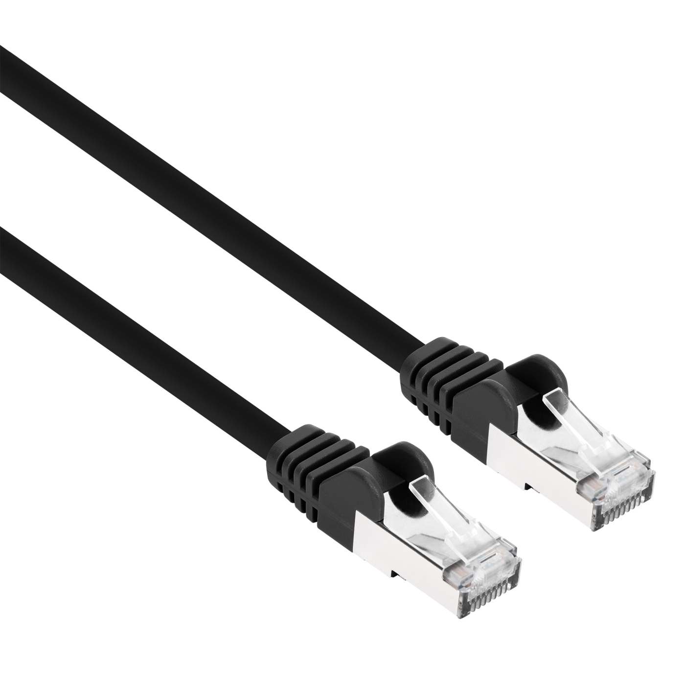 Cat8.1 S/FTP Network Patch Cable, 1 ft., Black Image 2
