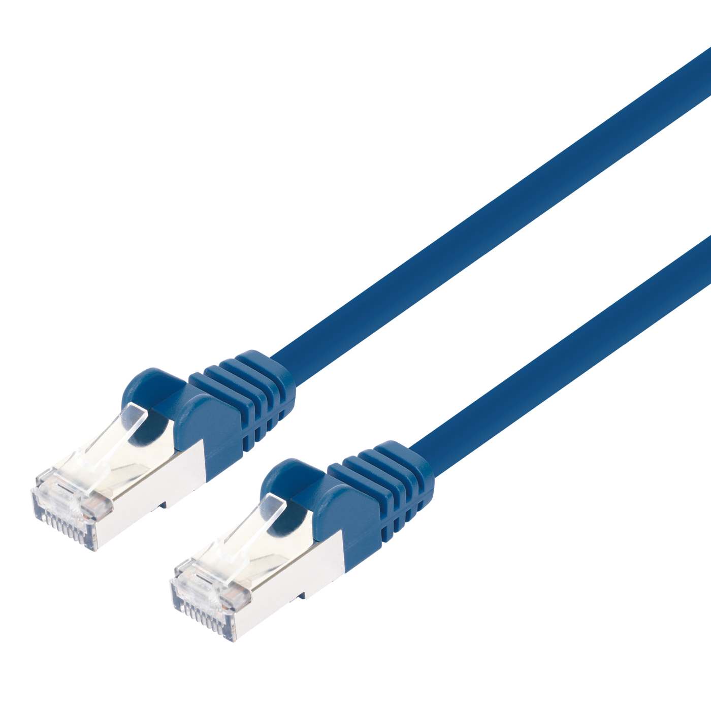 Cat8.1 S/FTP Network Patch Cable, 1 ft., Blue Image 1