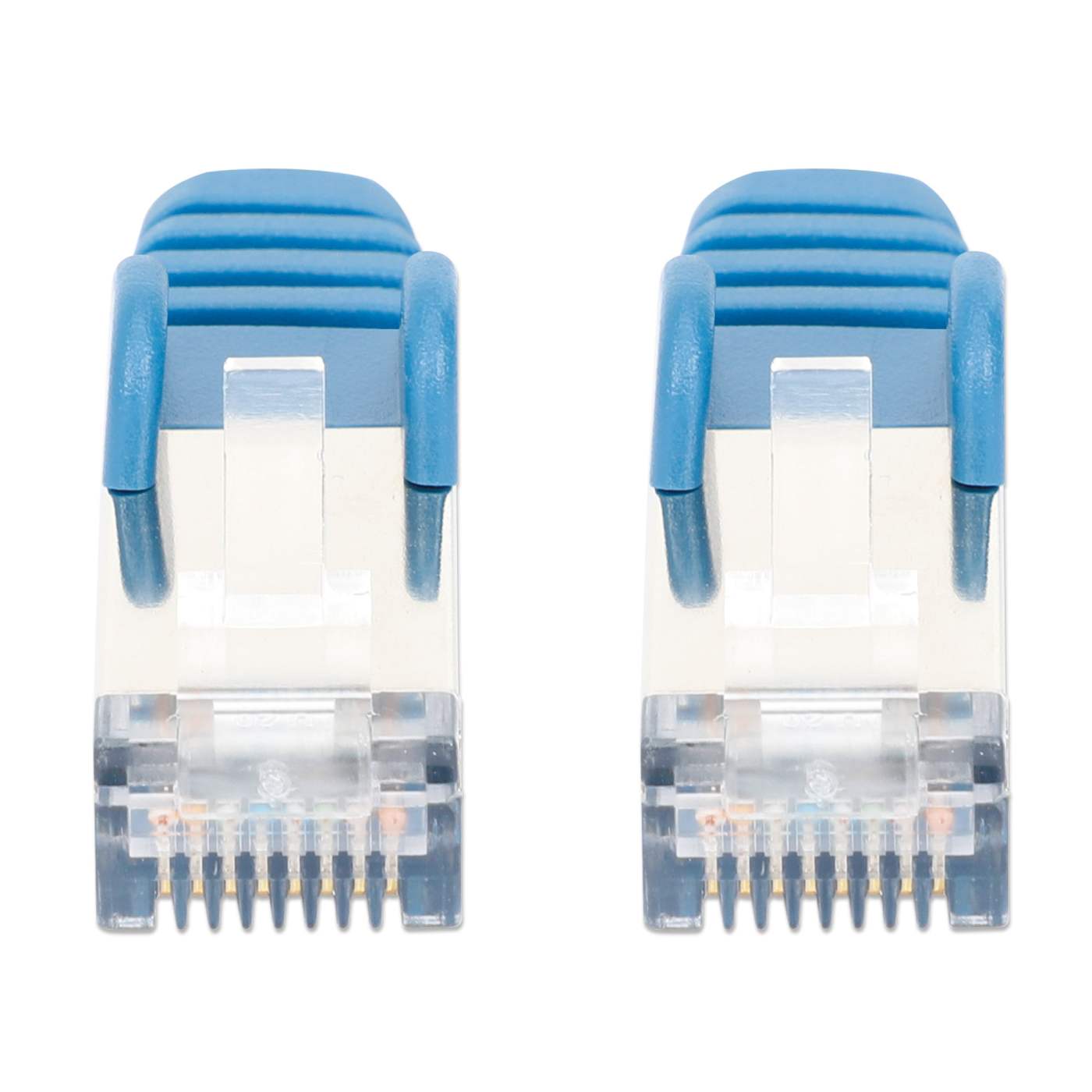 Cat8.1 U/FTP Slim Network Patch Cable, 0.5 ft., Blue, 10-Pack