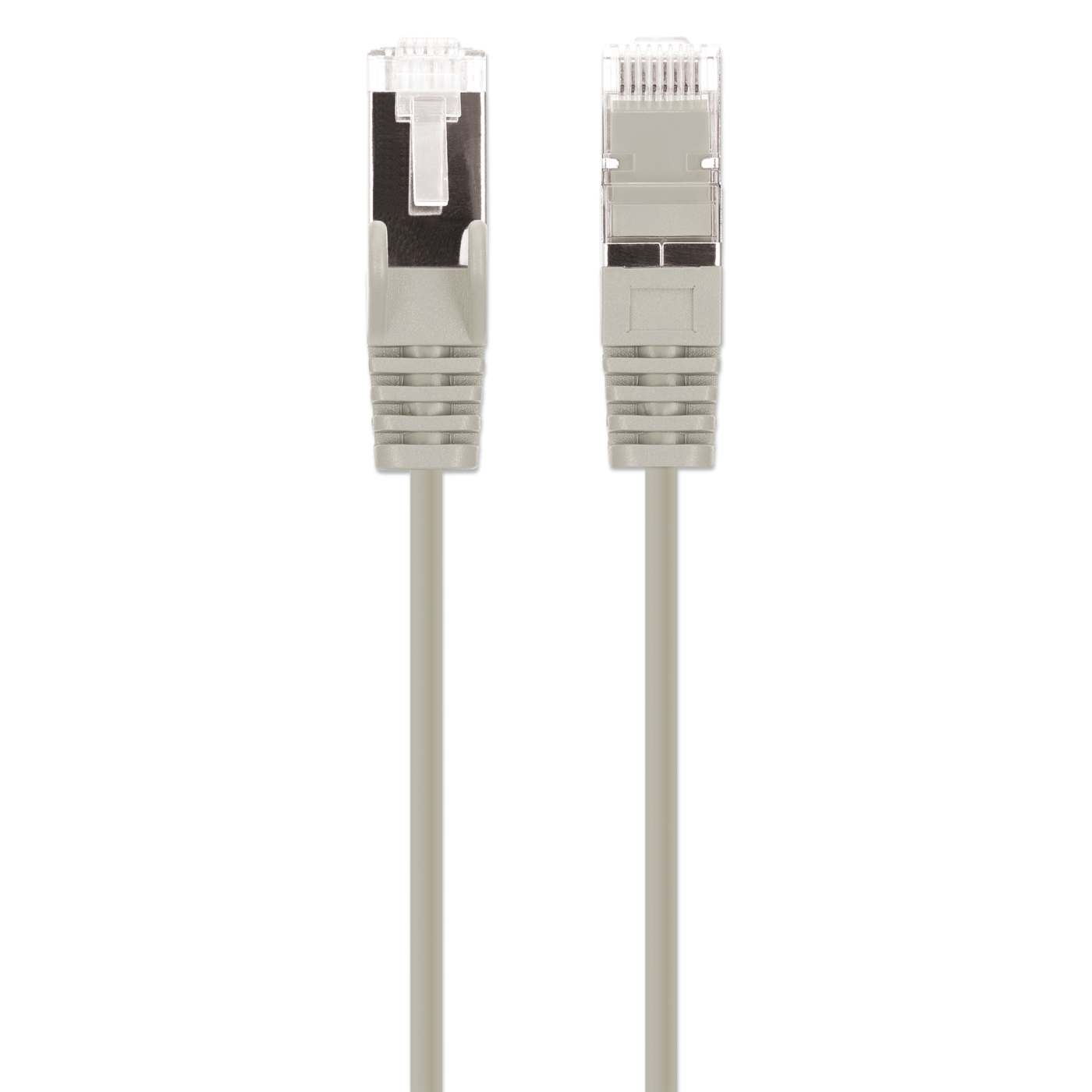 Cat8.1 U/FTP Slim Network Patch Cable, 0.5 ft., Gray, 10-Pack Image 4