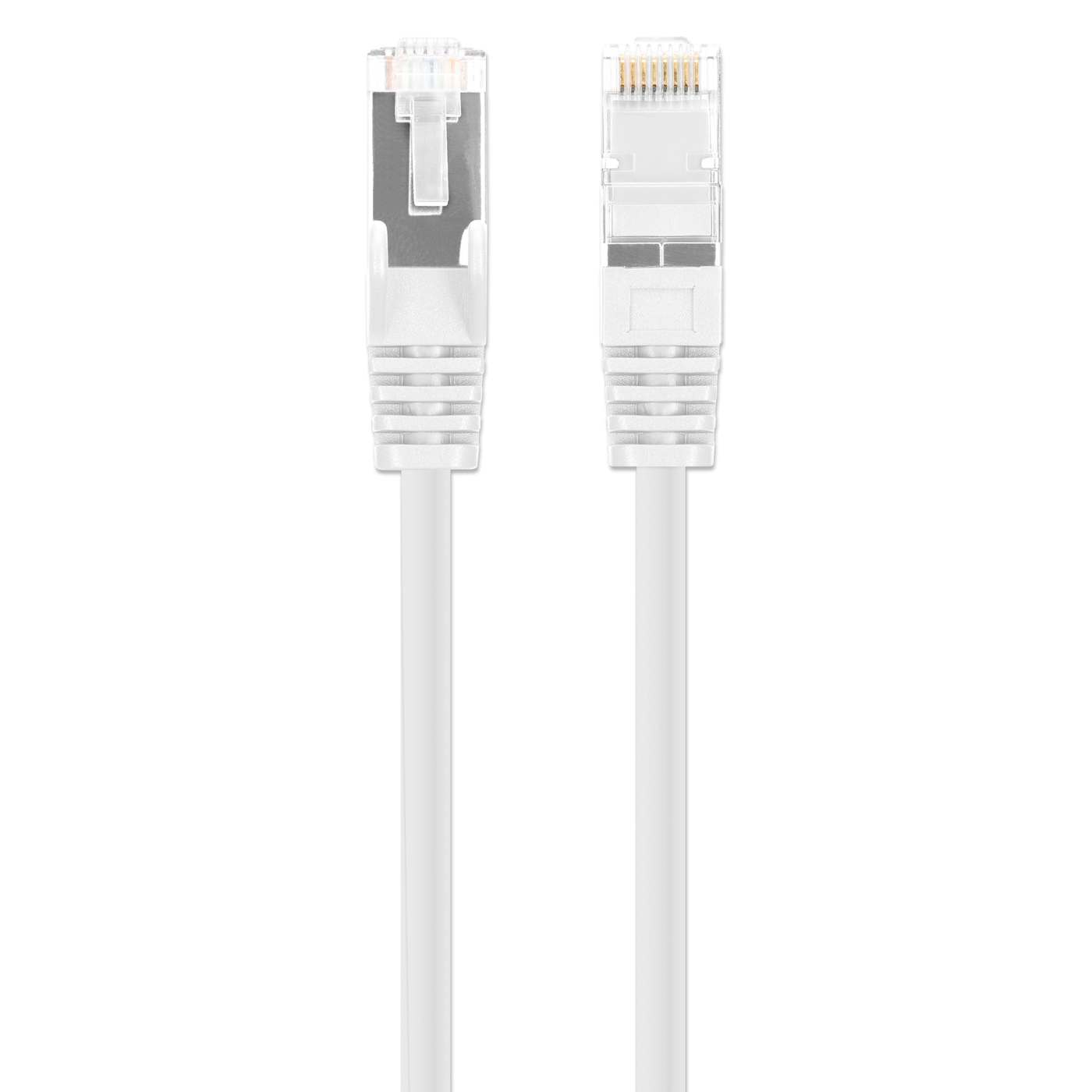 Cat8.1 U/FTP Slim Network Patch Cable, 0.5 ft., White, 10-Pack Image 4