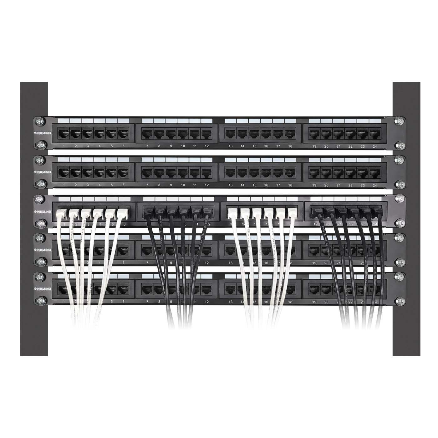 Cat8.1 U/FTP Slim Network Patch Cable, 0.5 ft., White, 10-Pack Image 6