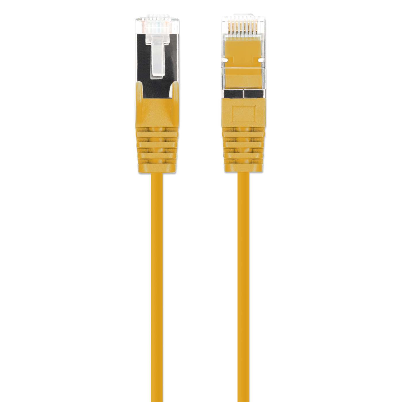 Cat8.1 U/FTP Slim Network Patch Cable, 0.5 ft., Yellow, 10-Pack Image 4