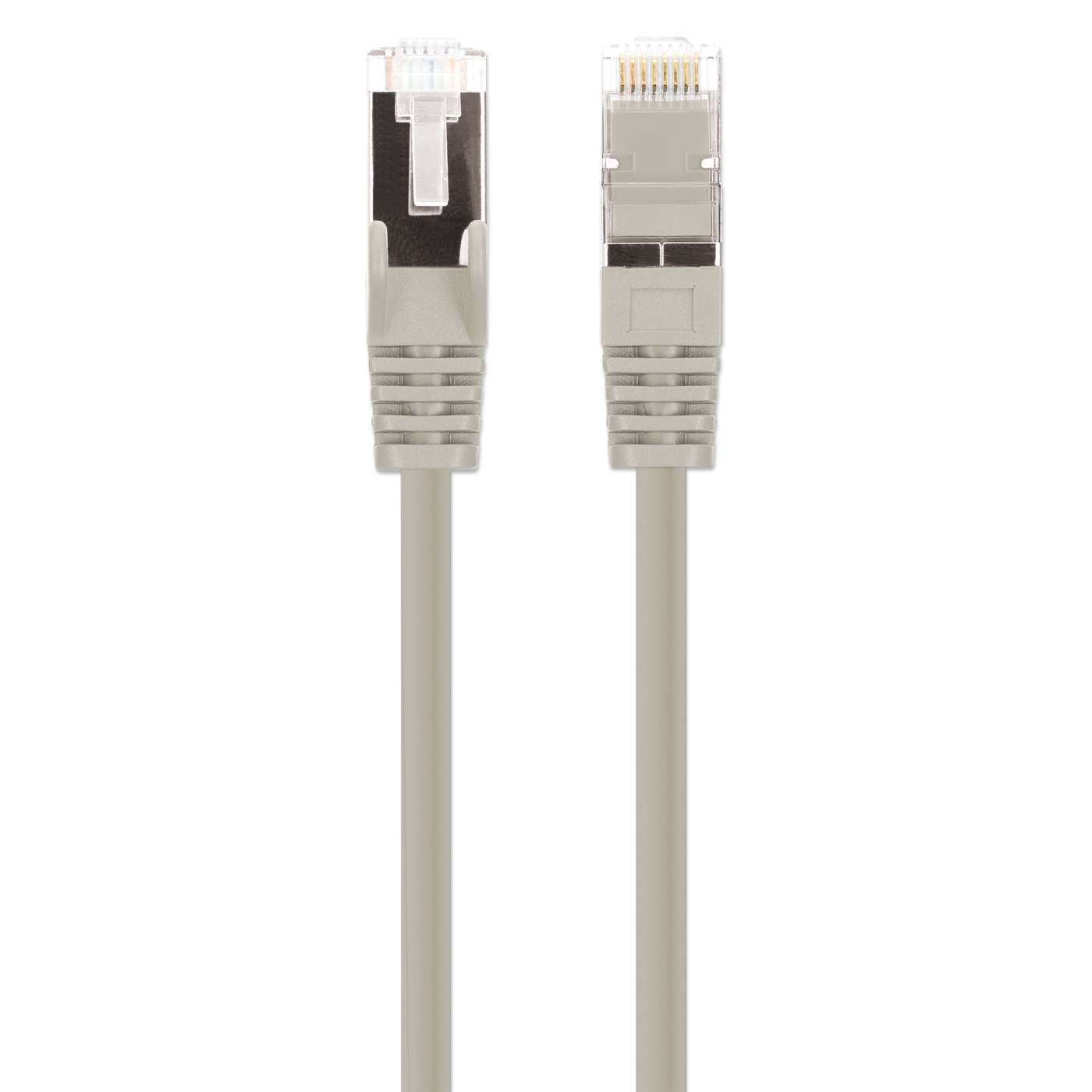 Cat8.1 U/FTP Slim Network Patch Cable, 1.5 ft., Gray, 10-Pack Image 4