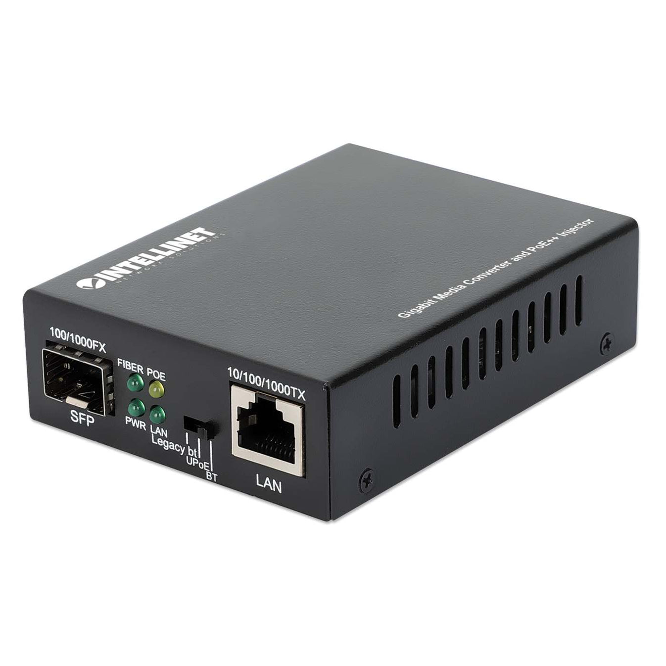 GbE Media Converter & PoE++ Injector 90W 509688