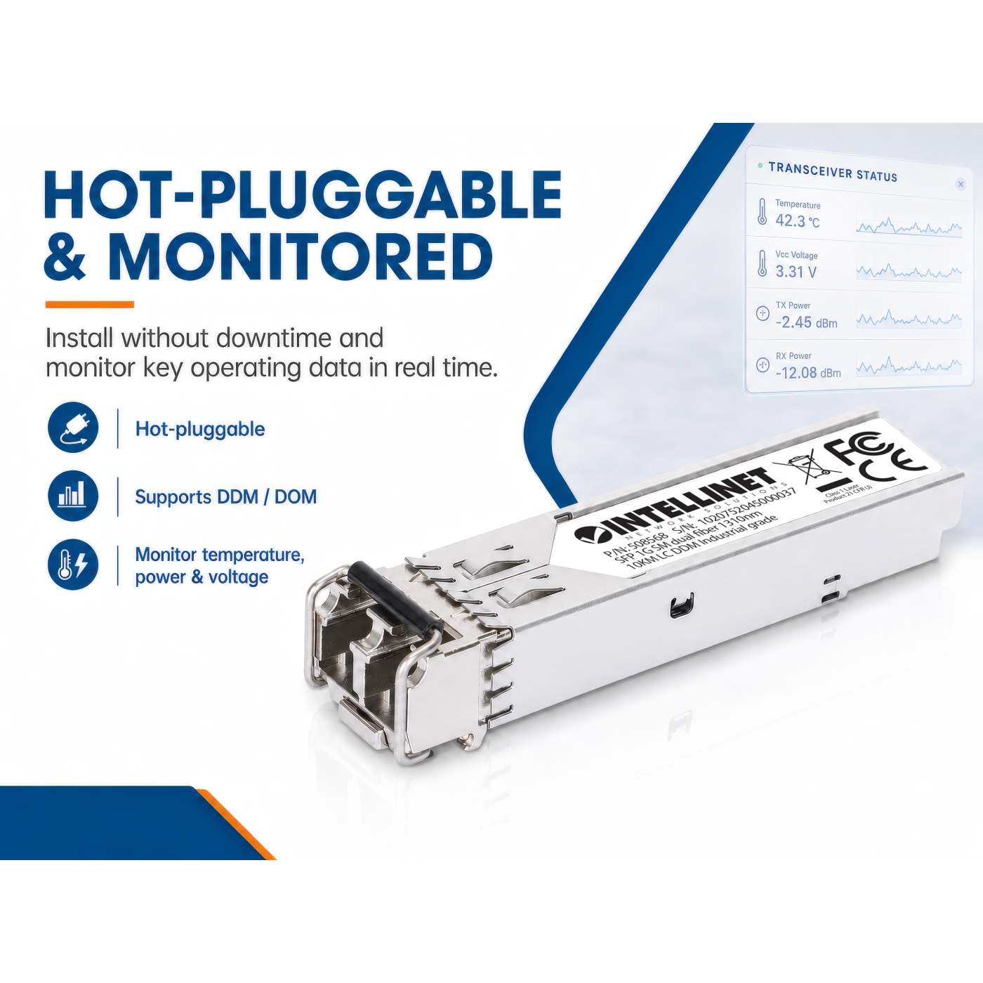 Industrial Gigabit Fiber SFP Optical Transceiver Module Image 8