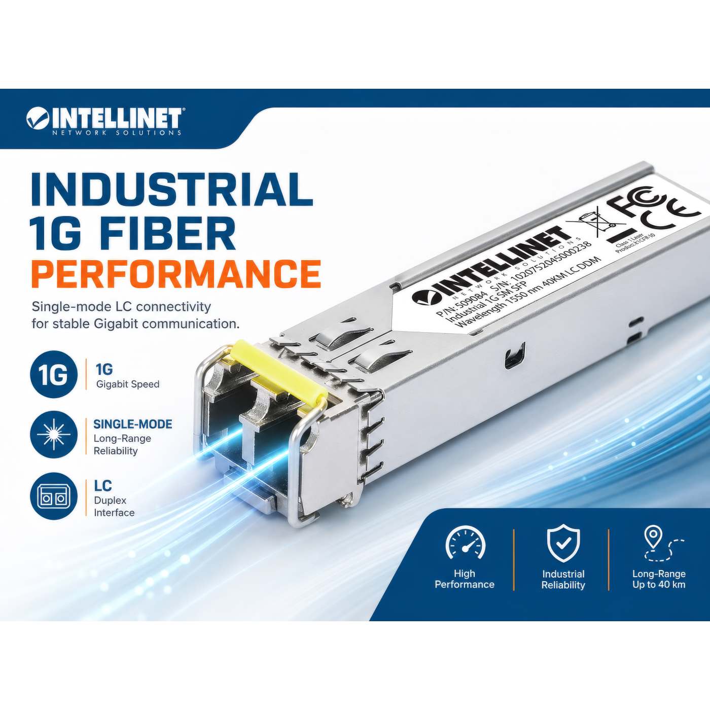 Industrial Gigabit Fiber SFP Optical Transceiver Module Image 5
