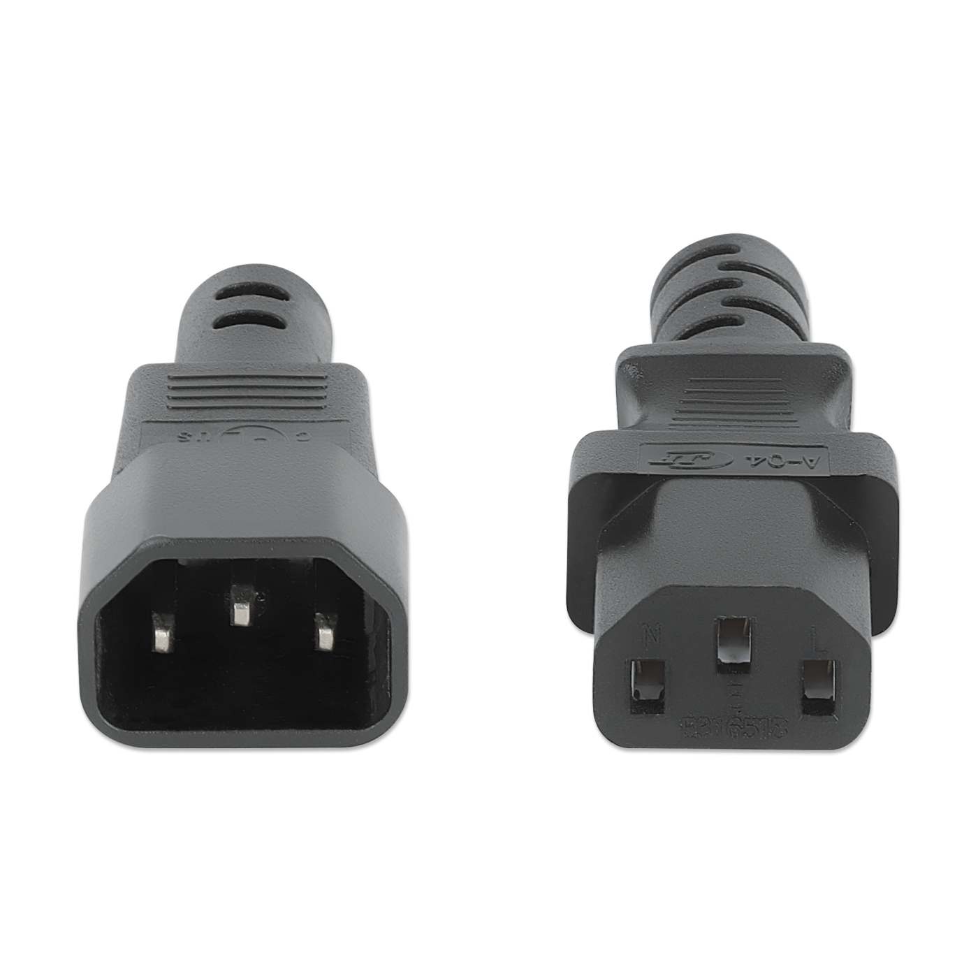 Power Extension Cord C13 to C14, 3 ft. Image 3