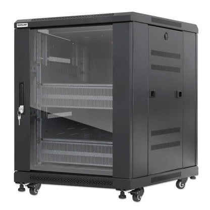 Pro Line Network Cabinet with Integrated Fans, 12U Image 1