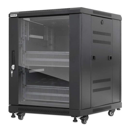 Pro Line Network Cabinet with Integrated Fans, 12U Image 1