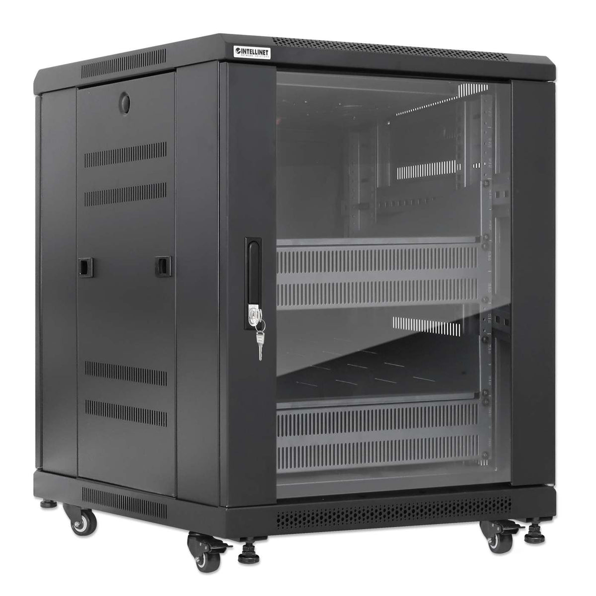 Pro Line Network Cabinet with Integrated Fans, 12U Image 2