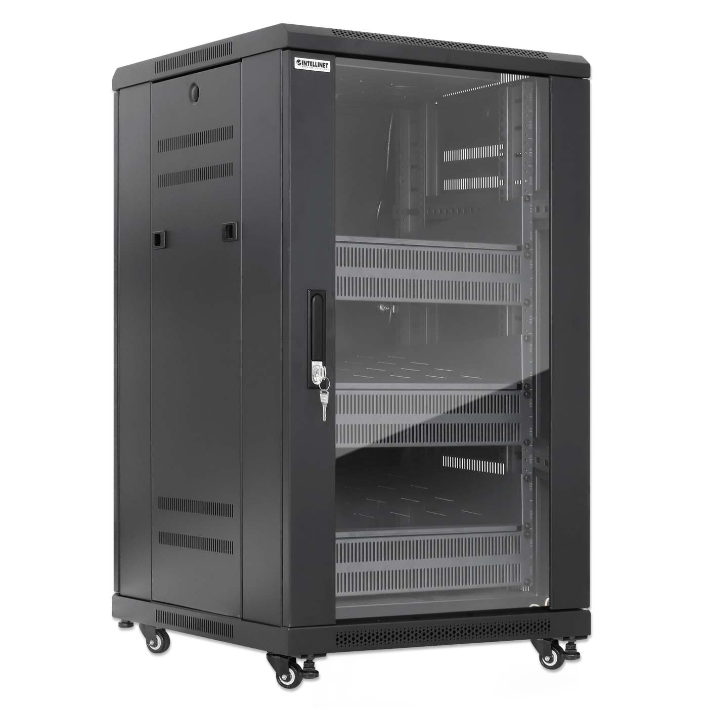 Pro Line Netw. Cabinet w/ Integrated Fans, 18U 716222