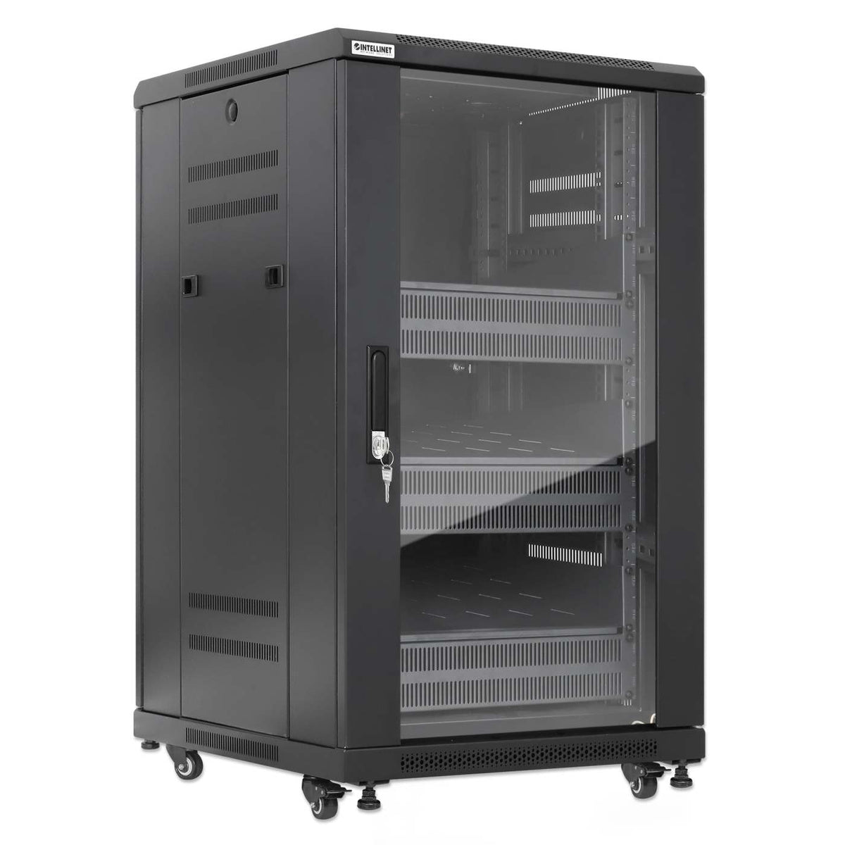 Pro Line Network Cabinet with Integrated Fans, 18U Image 2