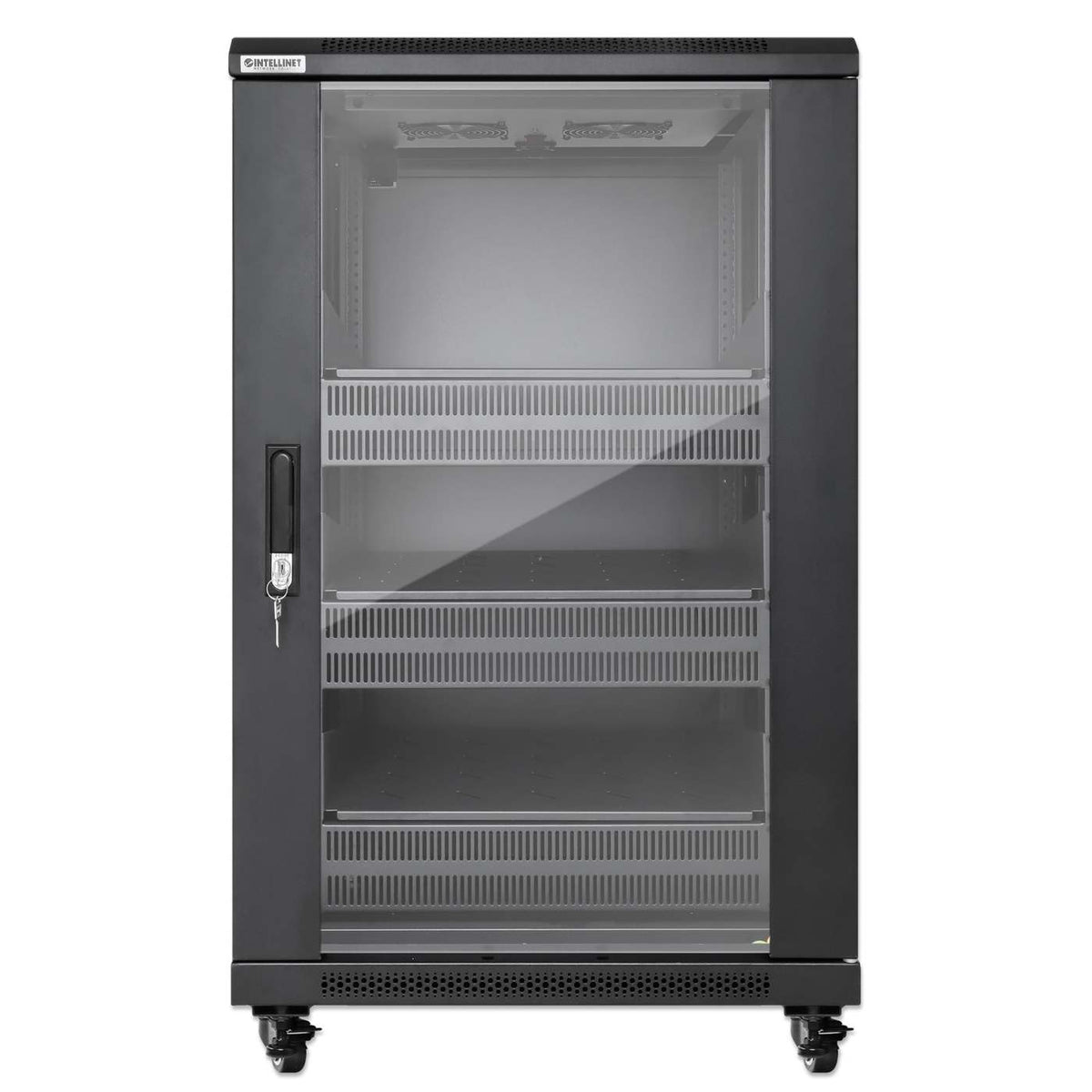 Pro Line Network Cabinet with Integrated Fans, 18U Image 3