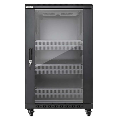 Pro Line Network Cabinet with Integrated Fans, 18U Image 3