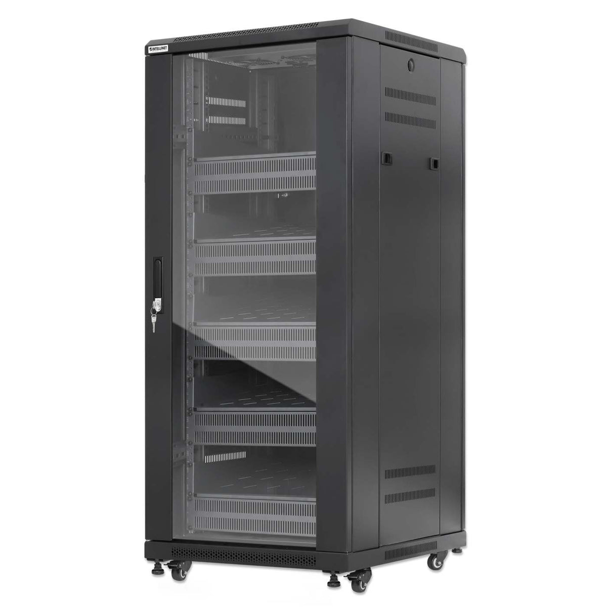Pro Line Network Cabinet with Integrated Fans, 27U Image 1
