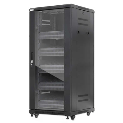 Pro Line Network Cabinet with Integrated Fans, 27U Image 1
