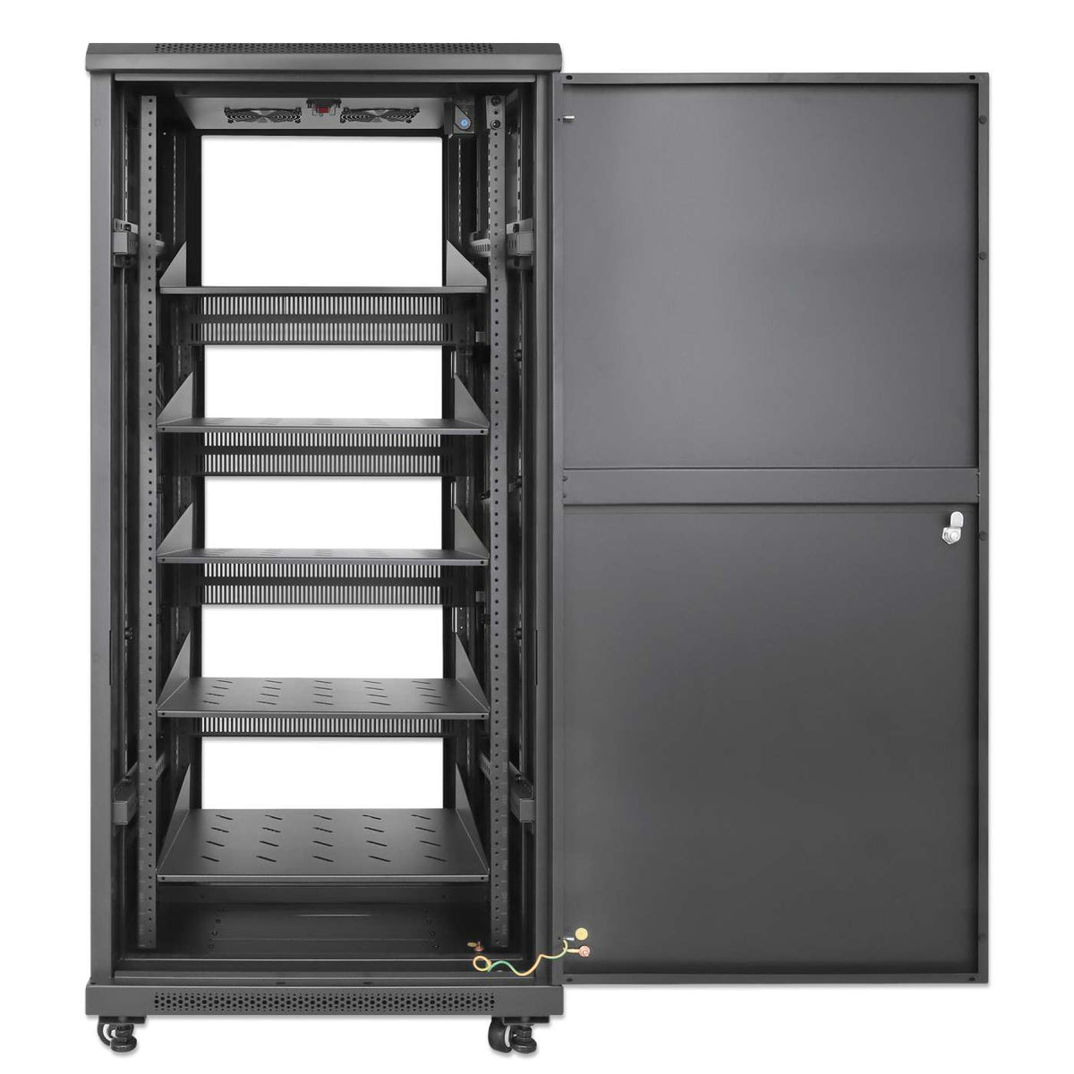 Pro Line Network Cabinet with Integrated Fans, 27U Image 7