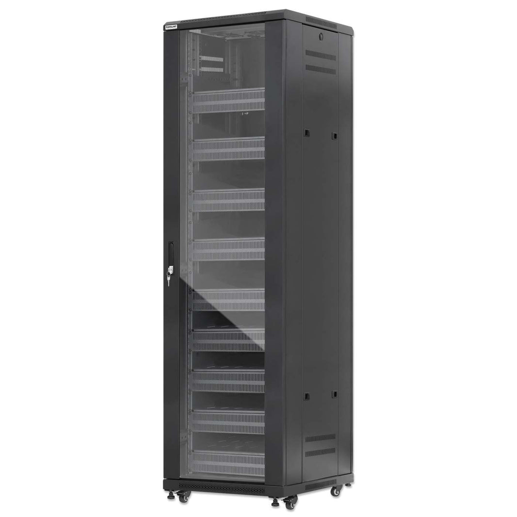 INTELLINET Network Cabinets, Racks, Swing Out Racks, Open Frame Racks