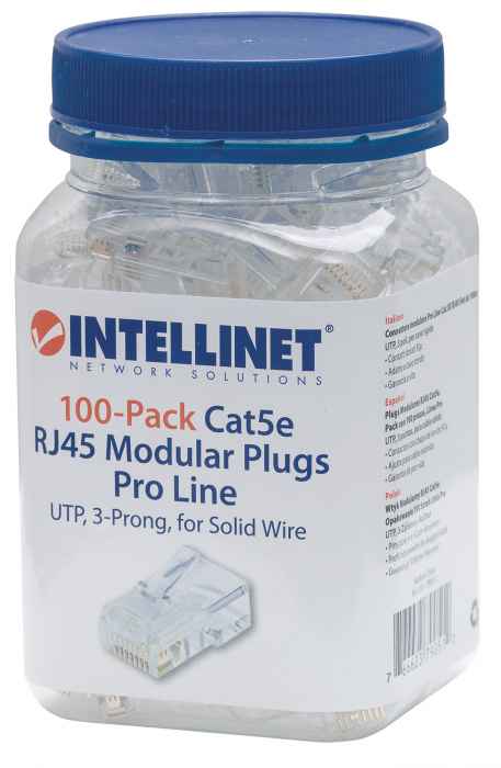 Buy Cat5 and Cat6 Modular Plugs at intellinetsolutions.com