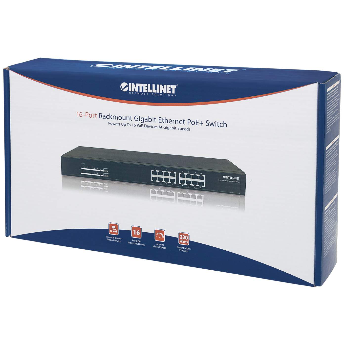 S3100-16TF, 16-Port Gigabit Ethernet L2+ Switch, 16 x Gigabit RJ45, with 2  x 1Gb SFP Uplinks, Broadcom Chip, Fanless -  Europe
