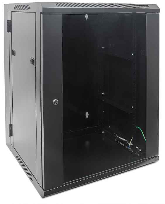 19" Double Section Wallmount Cabinet Image 2