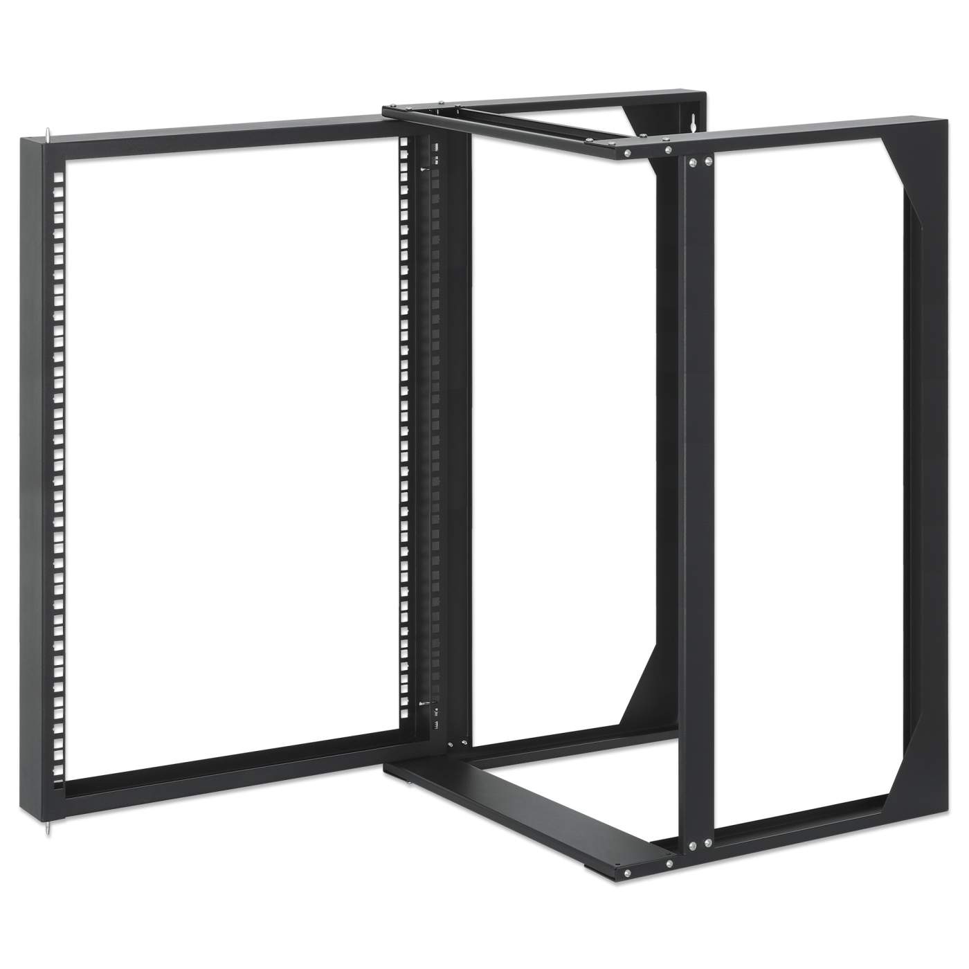 Wallmount OpenFrame Netw. Rack 15U Front-hinged SwingFrame