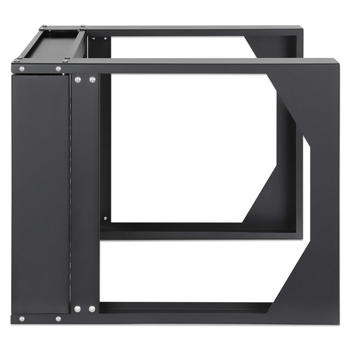 Wallmount OpenFrame Netw. Rack 6U Front-Hinged SwingFrame