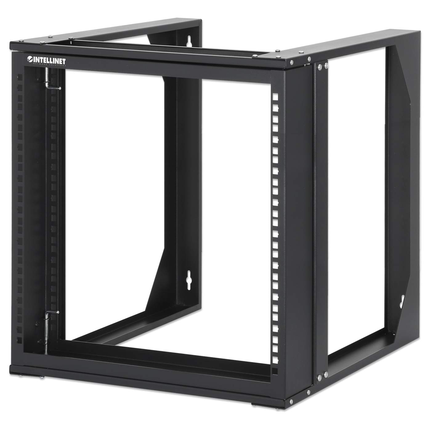Wallmount OpenFrame Netw. Rack 9U Front-hinged SwingFrame