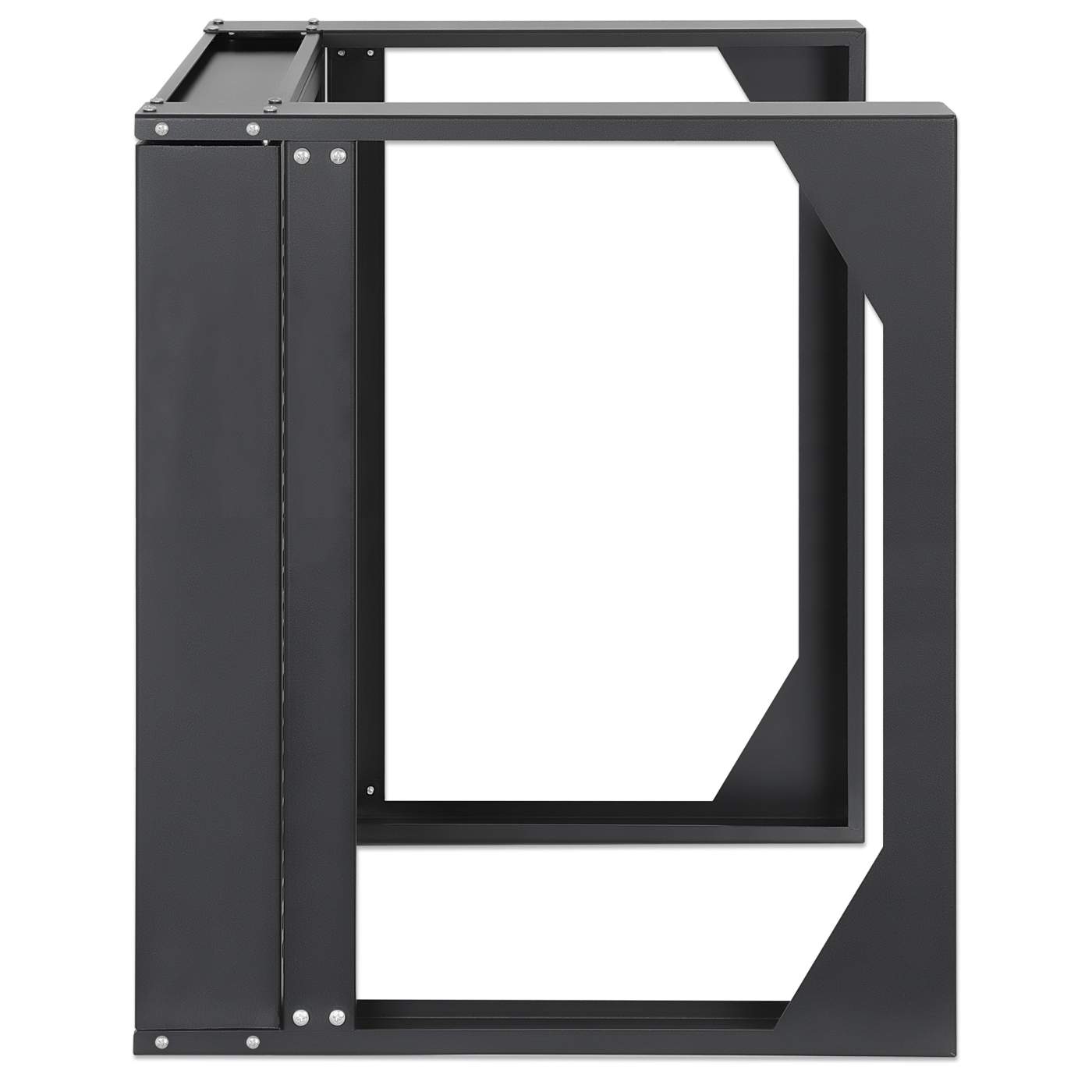Wallmount OpenFrame Netw. Rack 9U Front-hinged SwingFrame