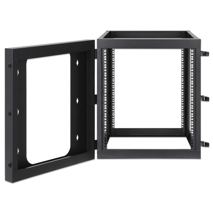 Wallmount OpenFrame Netw. Rack 12U Rear-hinged SwingFrame