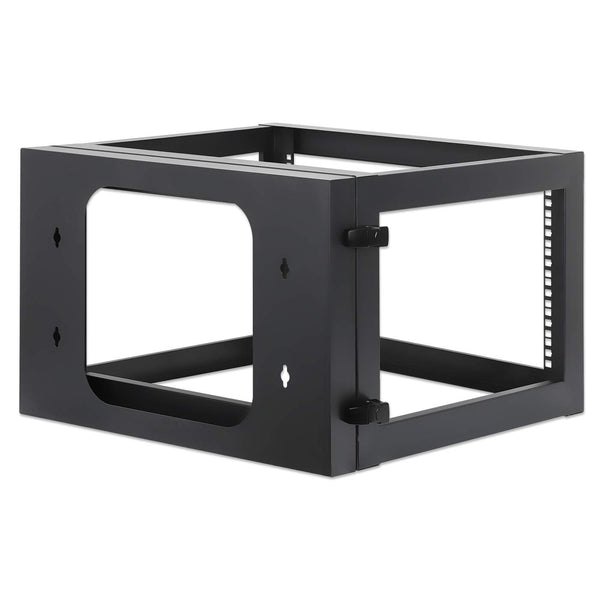 Wallmount OpenFrame Netw. Rack 6U Rear-hinged SwingFrame
