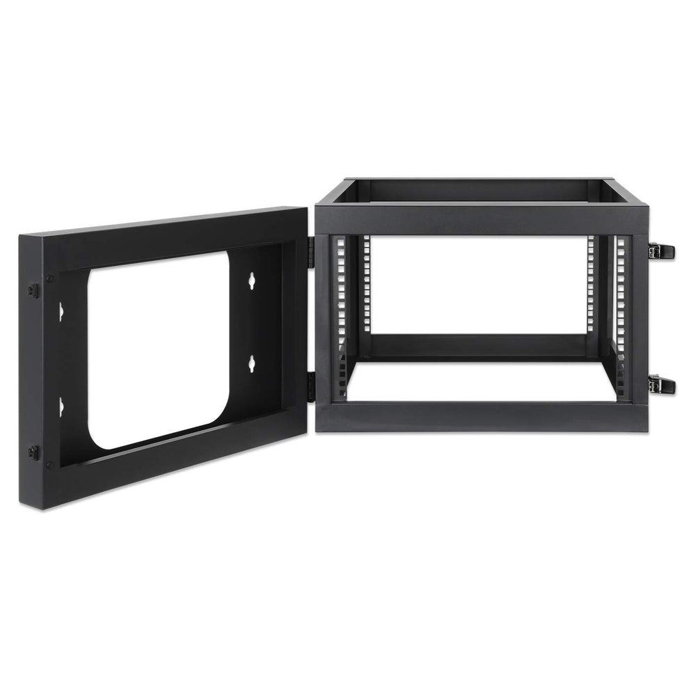 Wallmount OpenFrame Netw. Rack 6U Rear-hinged SwingFrame
