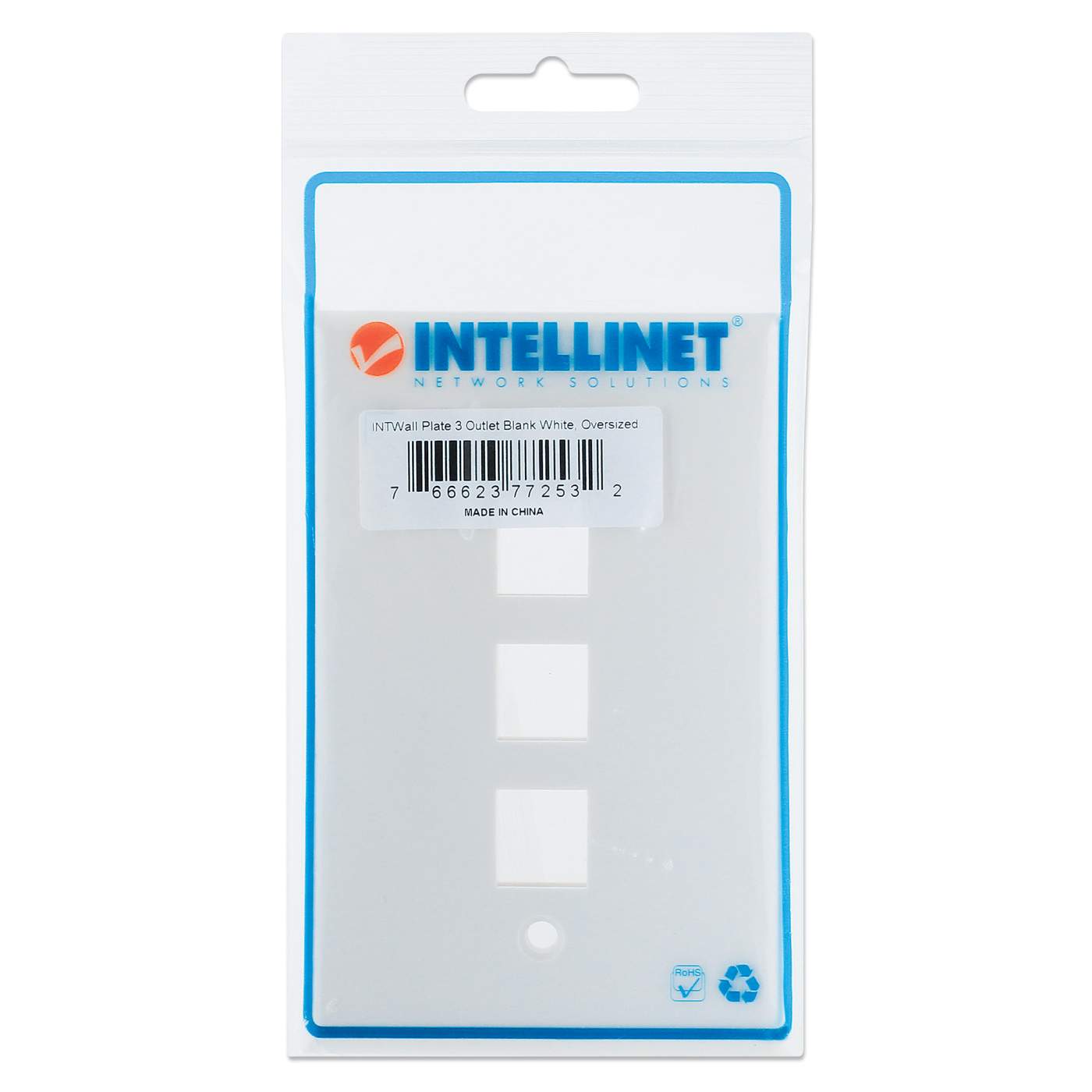 3-Outlet Oversized Keystone Wall Plate Packaging Image 2