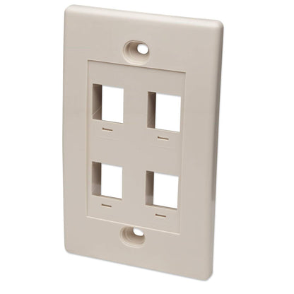 4-Outlet Keystone Wall Plate Image 1