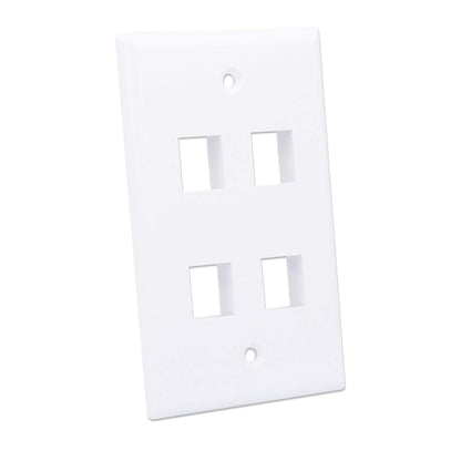 4-Outlet Keystone Wall Plate Image 3