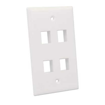 4-Outlet Keystone Wall Plate Image 2