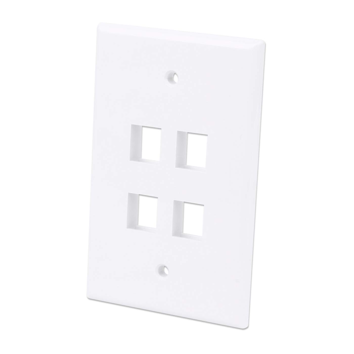 4-Outlet Oversized Keystone Wall Plate Image 1