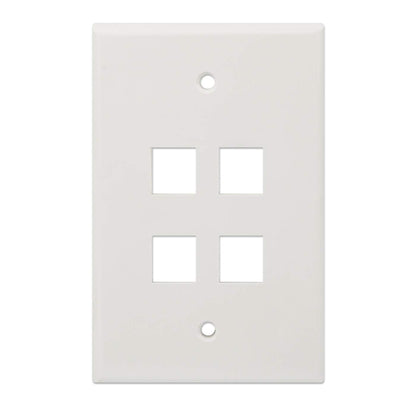 4-Outlet Oversized Keystone Wall Plate Image 4