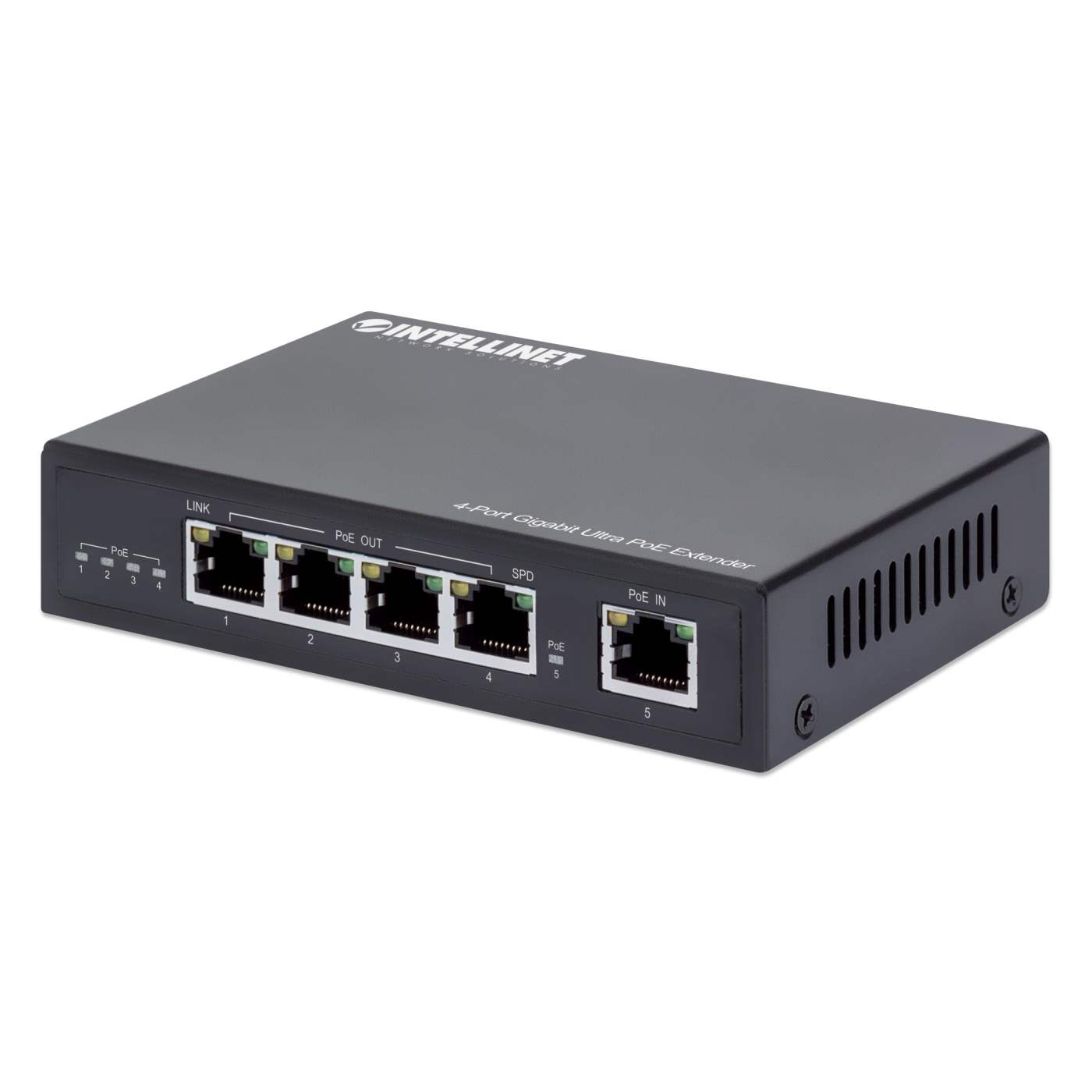 Intellinet 4-Port GbE Ultra PoE Extender (561617)