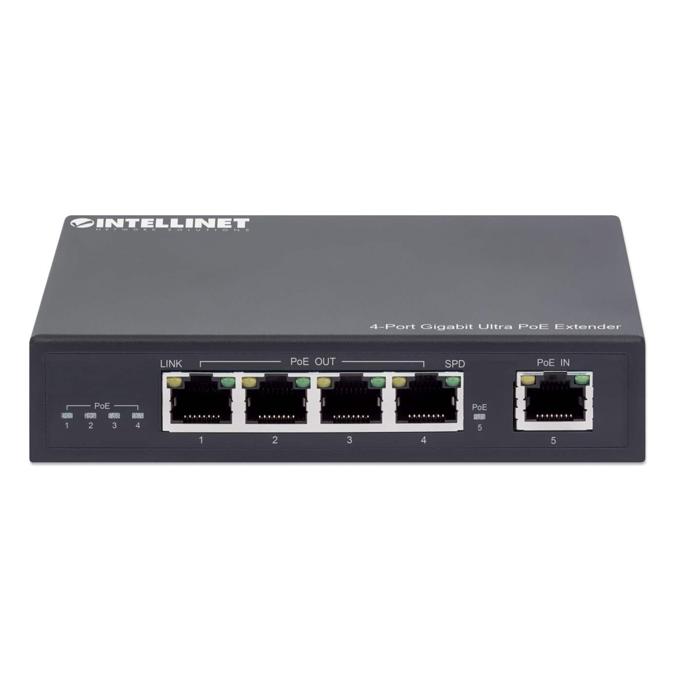 Intellinet 4-Port GbE Ultra PoE Extender (561617)
