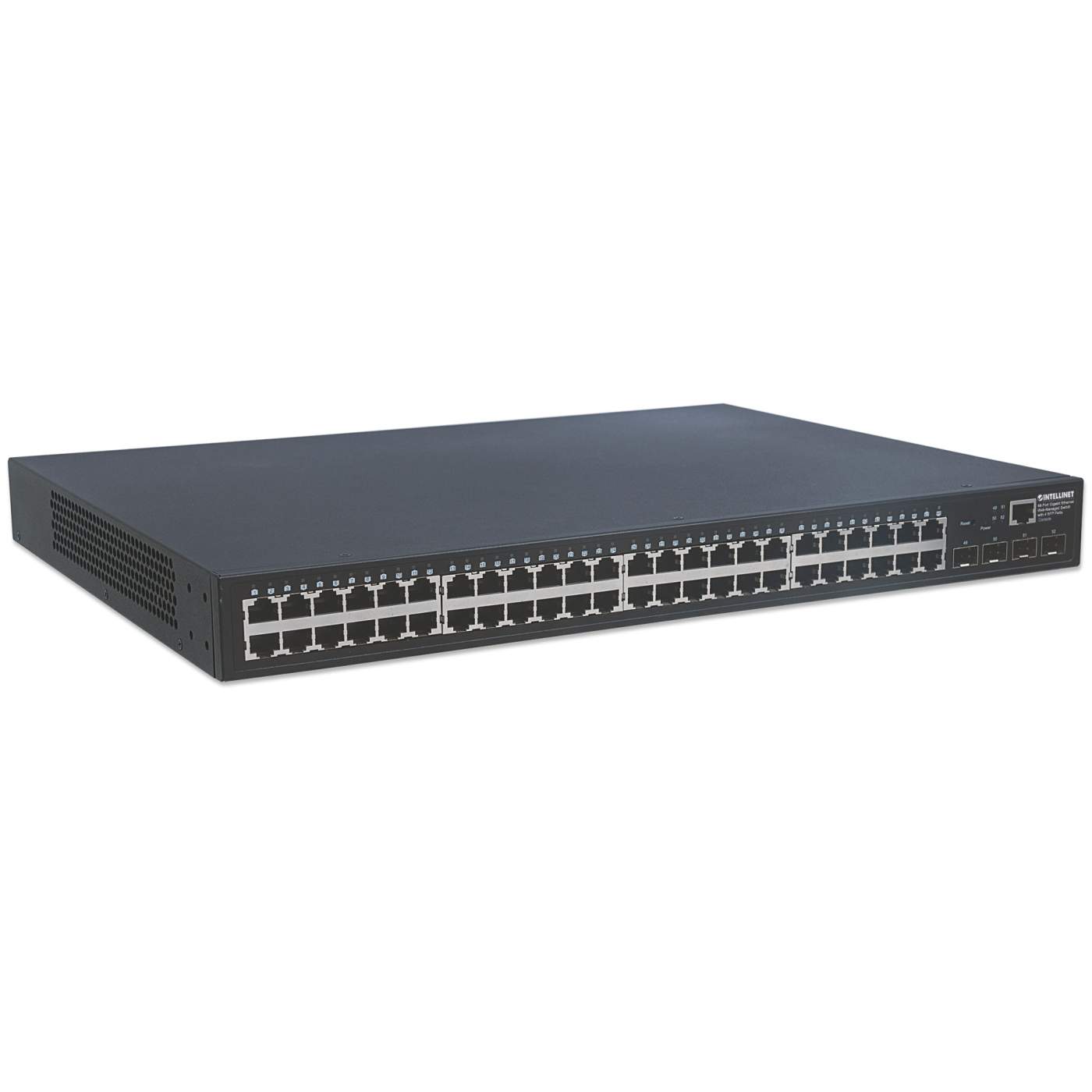 48-Port Gigabit Ethernet Web-Managed Switch with 4 SFP Ports Image 3