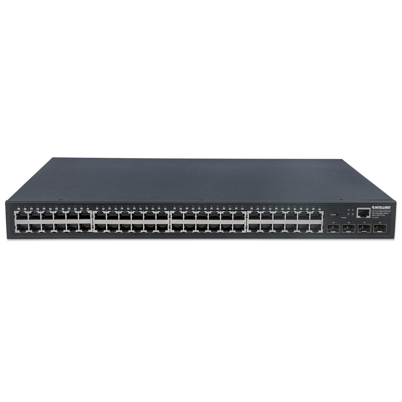 48-Port Gigabit Ethernet Web-Managed Switch with 4 SFP Ports