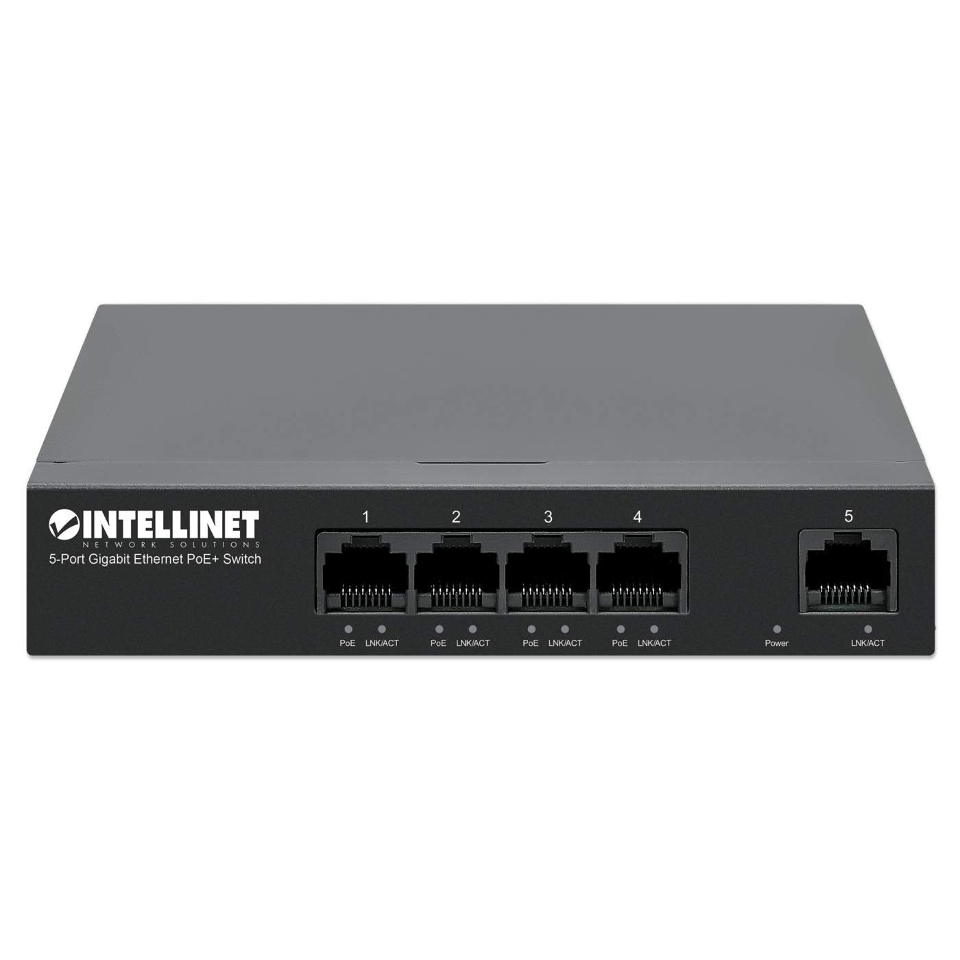 Intellinet 5-Port GbE PoE+ Switch (561792)