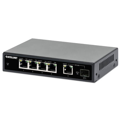 10-port Gigabit Ethernet switch, PoE, SFP